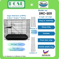 DR. CAGE DRC-205 Pet Cages Wrought Iron With Powder Coating / Cat Cages / Sangkar kucing