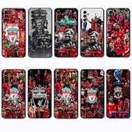for 3c Samsung S21 S23 S24 FE Plus Ultra NS37 Liverpool Fashionable soft black phone case