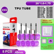 Ultralight 23g 20inch 406  20x1.0-1.75 bike Inner Tube TPU tube  for BMX406