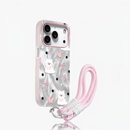 White Cat Tail Casing Set Redmi A7 Pro 15C 15 Note 14 14C 13 13X 13C Case