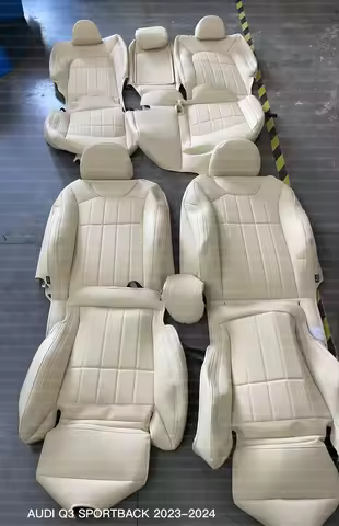 Custom Fit Car Accessories Seat Covers 5 Seats Leather for Audi A3 A4 A5 A6 Q3 Q4 A1 Q5 Q6 Q7 TT S4 