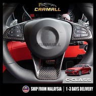 Mercedes Benz C-Class W205 C200 C250 C250 AMG Steering Wheel Button Switch Trim Cover Silver CarMall