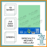 ➖ ✗ → Elit Vellum Board Veco Specialty Board Paper Boards Papers 220GSM Vellum Board A4 [Future Ind