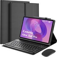 เคสคีบอร์ดแม่เหล็กที่ถอดออกได้พร้อมเมาส์สำหรับ Lenovo Xiaoxin Pad Pro 12.7 2025 (TB373FU/TB375FC)