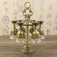 Chinese Style Glass Set Small Wine Glass One Sip Glass Wine Glass Goblet Classical Wine Household Sm