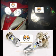 LED BULB LIGHT LAMPU DEPAN MOTORCYCLE MENTOL H4/HS1/T19/EX5/DREAM/DASH/WAVE/Y125ZR/Y15ZR/LC135/LAGEN