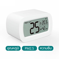 Haptime PM2.5 Detector เครื่องวัดฝุ่น พร้อมจอแสดงผล LED เซนเซอร์อุณหภูมิ และความชื้น ความแม่นยําสูง 