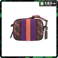 Coach 16 Camera Bag for Women in Pewter/Black Oxblood