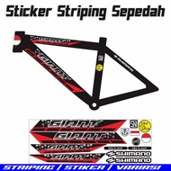 Giant MOTIF BIKE STICKER STRIPING NEW VARIATION SIMPLE AND ELEGANT MOTIF