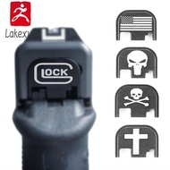 Lakexus 1PC Glock Aluminum Alloy Back Cover For Glock Gen 1 2 3 4 9MC 10MM.357.40.45 Toy Accessories