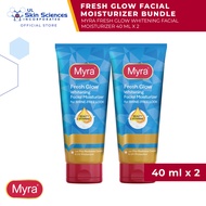 Myra Fresh Glow Whitening Facial Moisturizer 40 ml x 2