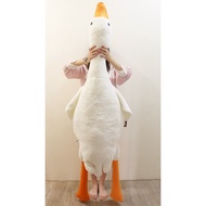 190cm Lying Posture Big White Goose Pillow Doll Duck