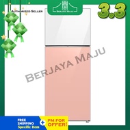 Samsung 476L Bespoke Design 2 Door Inverter Glass Refrigerator RT47CB66448JME (Vanilla + Clean Peach