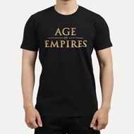 Depstyle PT132 men's round neck t-shirt with Age Of Empires empire game logo printed