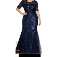 DRESS CAROL M-L-XL-XXL / WEDDING DRESS BRIDESMAIDS / DRESS DUYUNG NATAL / GAUN KONDANGAN / DRES MEWA