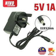 DC5V 1A Adaptor 2.1MM X 5.5MM POWER ADAPTOR