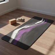 Exercise Mat Natural Rubber Cushioned Exercise Mat Matte Texture