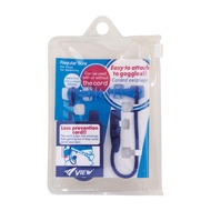 VIEW Ear plug with cord VA1201 Blue Adult