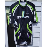HIJAU Strava Black White Light Green ACM Cycling Jersey