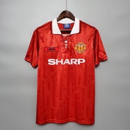 Retro Manchester United Football Shirt from 1992-1994