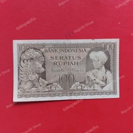 Uang Kuno Indonesia 100 Rupiah Seri Budaya tahun 1952 2 huruf