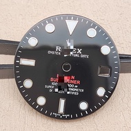 Black Water Ghost Dial blaken Modified Dial Red Ghost Dial Dial Suitable for 8215/2813 Movement