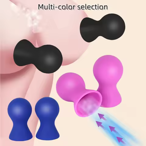 1 Pair Enlarger Nipple Clit Sucker Clitoris Clip Adult Toys BDSM Nipple Toys Manual Suction Mini For