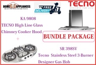 TECNO HOOD AND HOB FOR BUNDLE PACKAGE ( KA 9808 &amp; SR 398SV ) / FREE EXPRESS DELIVERY