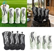 Dovewill 4 Piece Golf Club Head Cover Set Waterproof Fade Resistant Golf Wood Headcover for Hybrid C