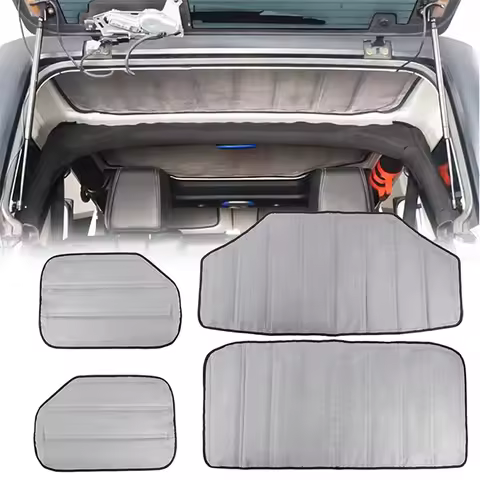 JK Hardtop Headliner Hard Top Roof Heat Insulation Cotton Sound Deadener Mat Kit for 2007-2018 Wrang