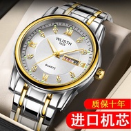 Genuine Swiss fully automatic ultra-thin watch men s waterproof luminous double calendar mechanical watch men s watch st