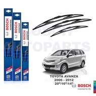 Bosch Advantage Wiper Blade Bundle For Toyota Avanza 2006 - 2012 (20 /16 / H352 14 )