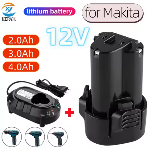 For Makita 12V Li-ion Battery BL1013 BL1014 TD090D TD090DW LCT203W LCT204 DF030D LCT203 Electrical D