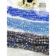 9mm Square Crystal