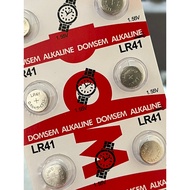 Blister of 10 LR41 AG3 192 392A SR41W SODA G3 1.5V batteries