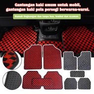 5 Pcs 2-Row Leather Car Mats - Row Universal 7D Car Mats Leather Waterproof Premium Easy to Clean