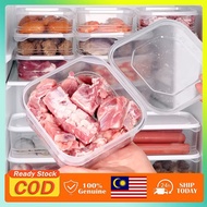 Fresh Seal Food Storage Box with Lid – Stackable Refrigerator & Freezer Organizer Container for Meat