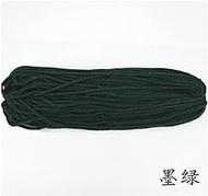 5mm 90M Cotton Twisted Rope Macrame Cord For DIY Handmade Crafts Woven String Braided Wire Home Textile Decoration 100 Yards (Color : Deep Green)