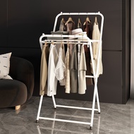 Foldable bedroom clothes drying rack floor clothes drying rack balcony clothes rack