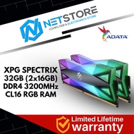 ADATA XPG SPECTRIX D60G DDR4 3200MHz 32GB (16G*2) RGB GAMING RAM