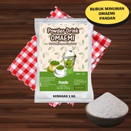 Bubuk Minuman Omaemi {PANDAN} / {PANDAN} 1kg / Jual Bubuk Minuman Aneka Rasa