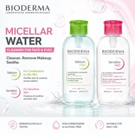 Bioderma Sebium H2O Micellar Water Makeup Remover 500ml / Bioderma Sensibio H2O 500ml