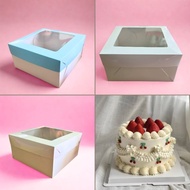 8x8x4 Cake Box with Window 10 pcs