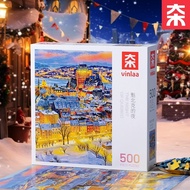 [Ready StockVINLAA Night Puzzle for Canada Canada Canada] Canada 1000 Pieces Over 12 Years Old Puzzl