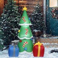 6ft Christmas Inflatable Christmas Tree With Gift es Outdoor Decorations For Garden Lawn Yard Decorations