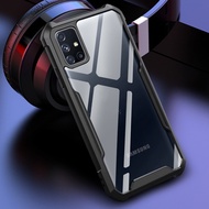 Acrylic Transparent Armor Simple Transparent Phone Case Samsung A51 A71 A31 A21s M31 M51 A32 5G Shock-resistant Protective Case