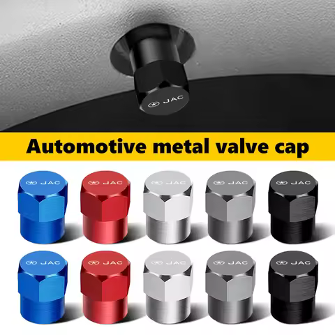 For JAC 4pcs Car Wheel Tire Valve Caps Stem Case Covers Accessories J3 J2 S5 A5 J5 J6 J4 S2 T8 RF8 M