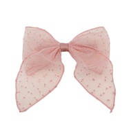 EMI JAY BOW BARRETTE IN SHEER BABY MAUVE