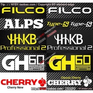 [Sticker 2025] HHKB Pro2/Type-S Static Capacitor Keyboard Metal Sticker Sticker LOGO Mobile Phone Ra
