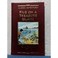 FIVE ON A TREASURE ISLAND by ENID BLYTON / Classic Adventures (Hardbound / Used)